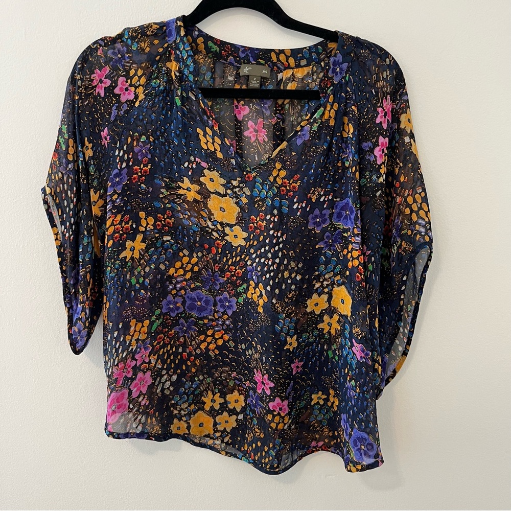 Flowy Floral Top sz 2
